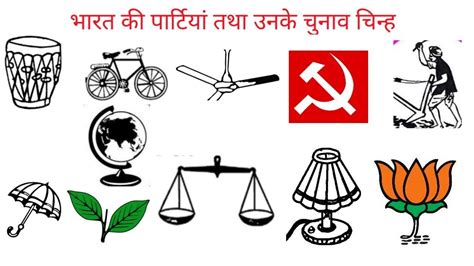 Indian Political Parties With Their Symbol भारत की पार्टियां तथा