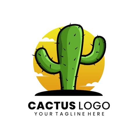 Premium Vector Cactus Logo Template Vector Design With A Simple And