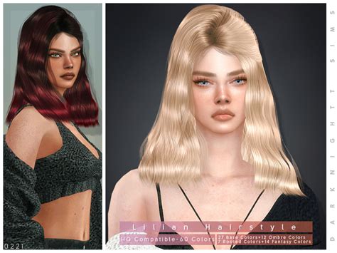 Lilian Hairstyle The Sims 4 Catalog