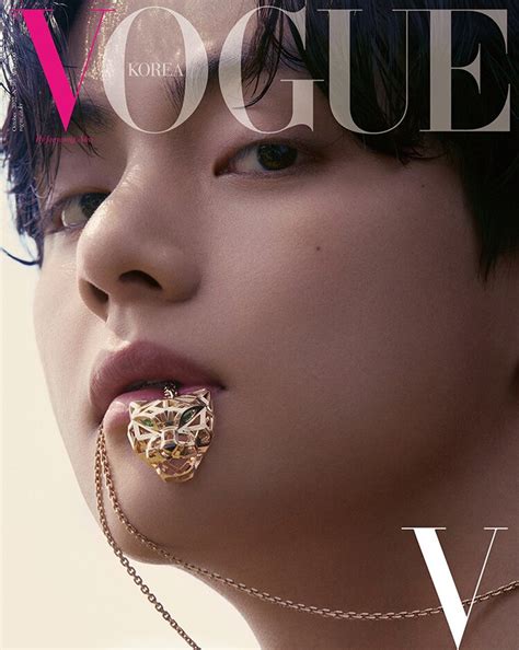 Bts V Surprise Cover Vogue Magazine 2022 October Issue Kspace Project