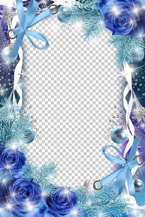 Frame Christmas PNG - aqua, blue, border, border frame, borders
