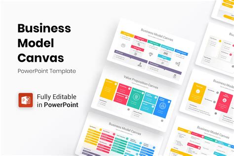 Business Model Canvas Powerpoint Template Nulivo Market