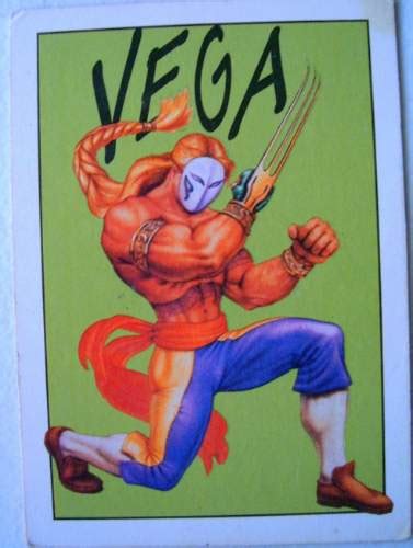 Vega Street Fighter Comics Anime Cards 5247 En Mercado Libre
