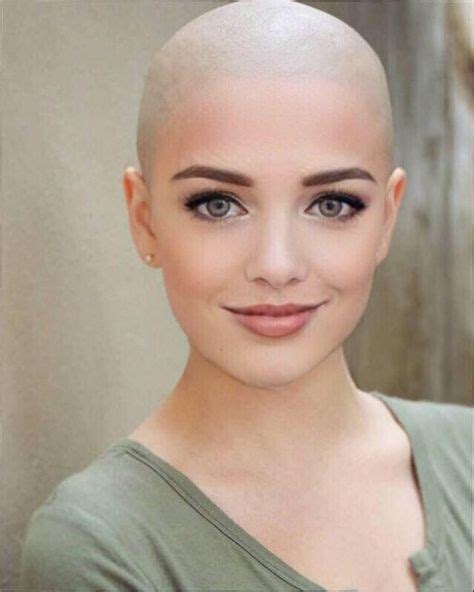 Beautiful Totally Bald No Hair Solutions In 2019 Bald Hair Bald Head Women Bald Head Girl