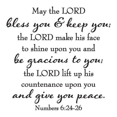 May these god quotes inspire you to be a better believer. May the Lord Give You Peace Wall Quotes™ Decal ...