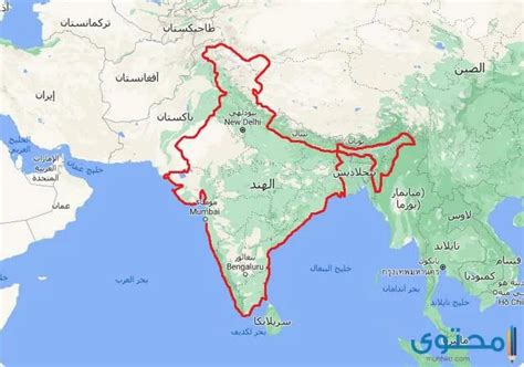 خريطة الهند بالتفصيل كاملة 2024 موقع محتوى
