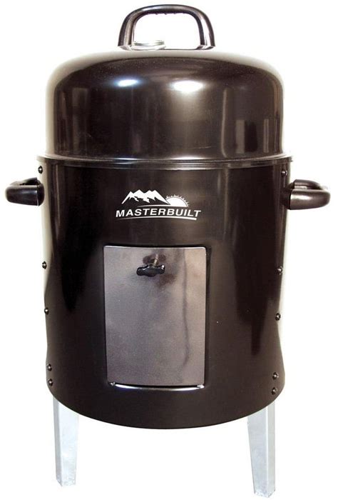 Masterbuilt 20078516 Bullet Portable Electric Smoker, Black, 395 sq. in. - Walmart.com - Walmart.com