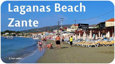Laganas Is The Most Popular Beach Resort Of Zakynthos It Is Located