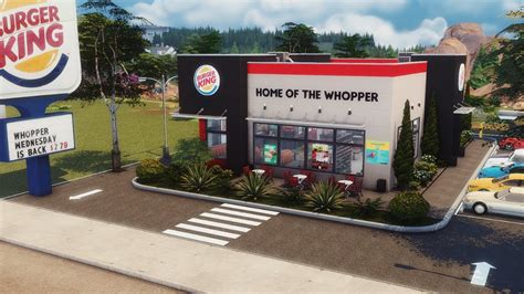 Burger King Stop Motion Cc Realistic Fast Food Restaurant The
