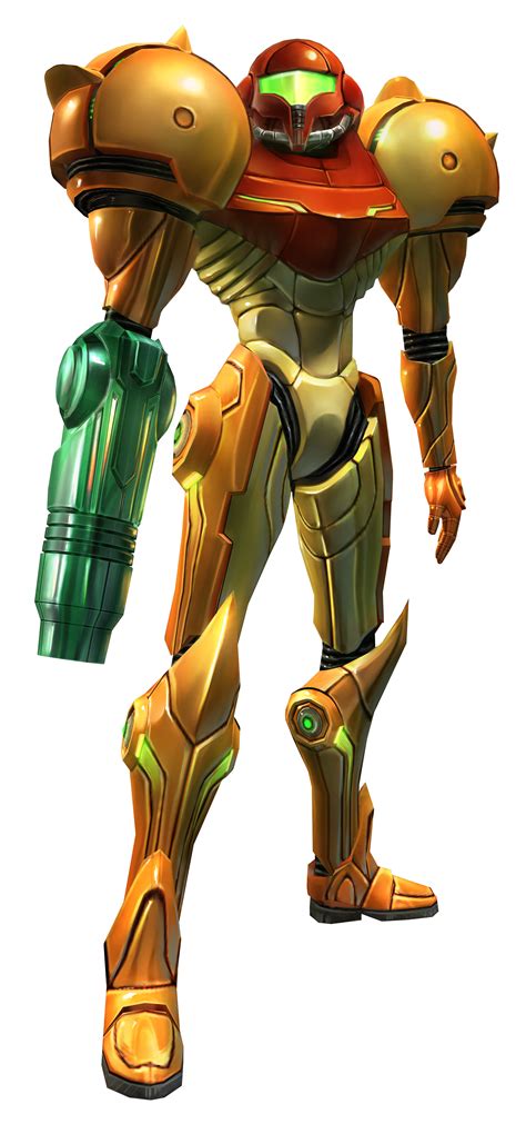 Samus Aran In Her Power Suit Metroid Video Games