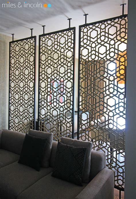 Laser Cut Screens Room Dividers London Yamuna Design With Framing