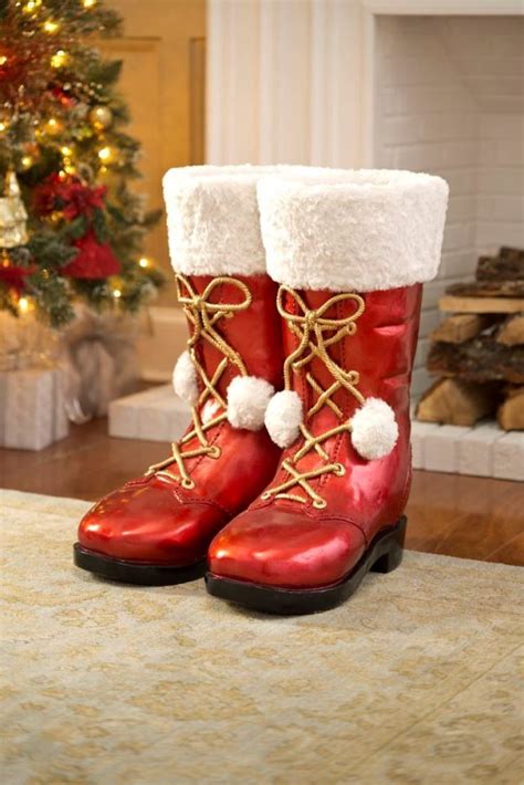 Top Decoration Ideas With Santa Boots Christmas Celebration All About Christmas Santa