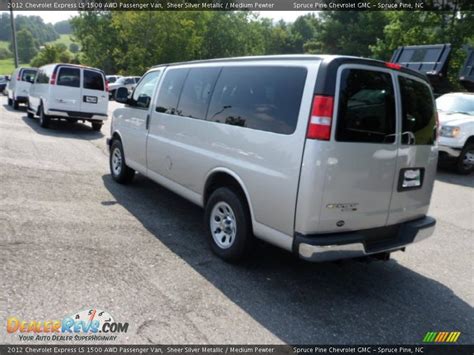 2012 Chevrolet Express Ls 1500 Awd Passenger Van Sheer Silver Metallic