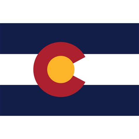 Colorado Flag Colorado Flag Waving Vector Illustration On White