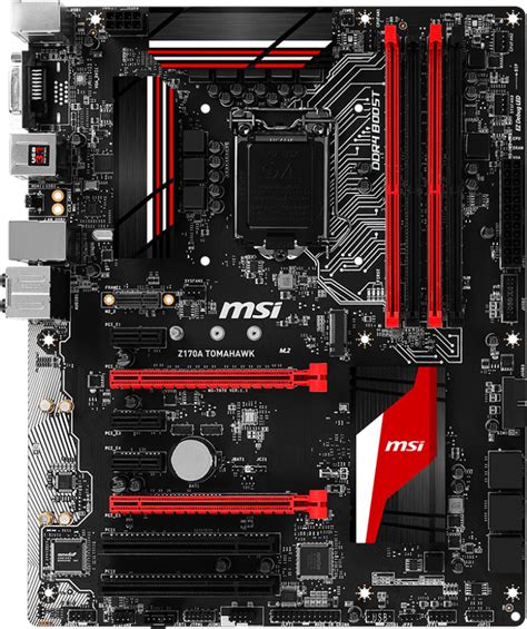 Msi Z170a Tomahawk Motherboard Specifications On Motherboarddb
