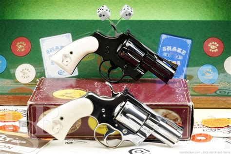 Rare Cased Colt Python Snake Eyes Set 67 Of 500 357 Magnum Revolvers