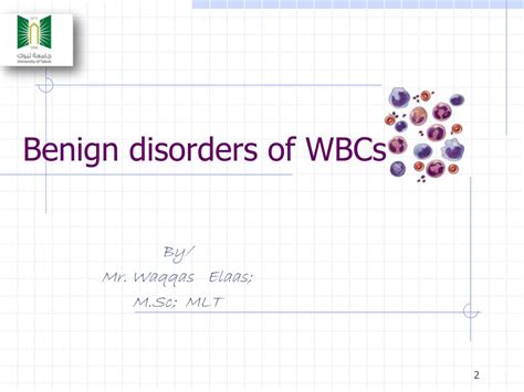 Ppt Benign Disorders Of Wbcs Powerpoint Presentation Free Download