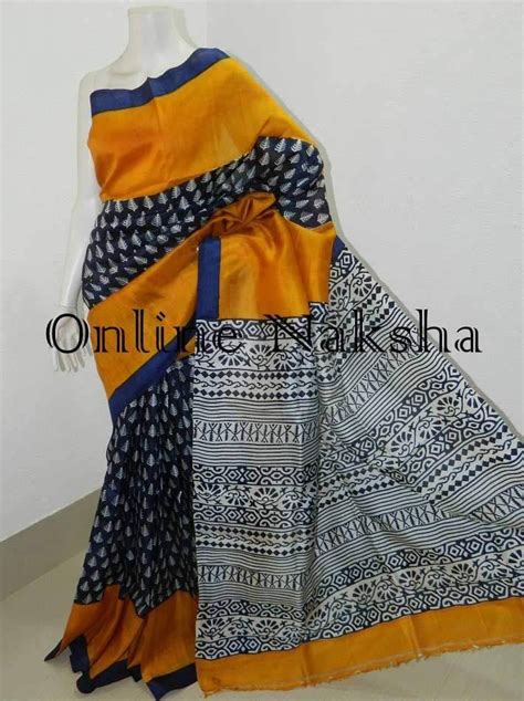 Printed Pure Silk Sarees Online Naksha