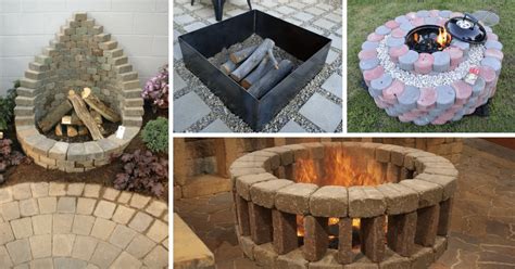 I used strong mortar specifically made for wall building. Menards Fire Pit Bricks - Awesome Backyard Fire Pits Best ...