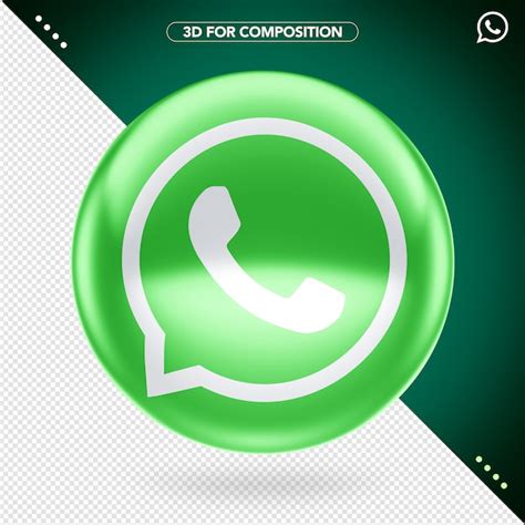 Premium Psd 3d Whatsapp Logo