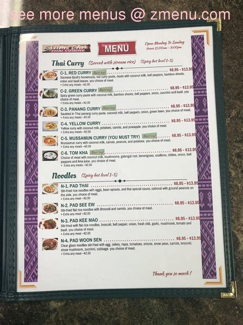 All siam thai restaurant in sheffield serves the best thai food in sheffield, quickly, tastily, and with absolute attention to detail. Online Menu of Siam Thai Thai Cuisine Restaurant, Bastrop ...