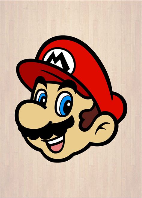 Super Mario Svg Parte 1 024 Svg Dxf Cricut Silhouette Cut Etsy