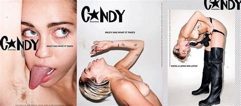 Miley Cyrus Nsfw Photos For Candy Magazine Are Nearly Porn
