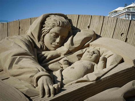 Elaborate Sand Sculptures Depict The Birth Of Jesus Abc News