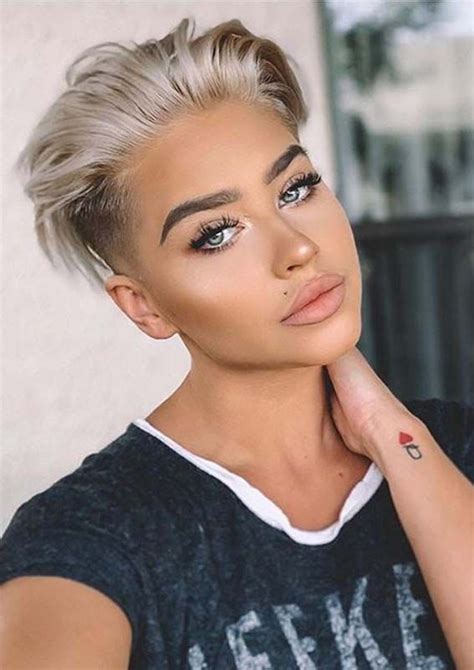 Best Short Pixie Buzz Haircuts For Women To Show Off In 2019 Buzz Haircut Short Layered