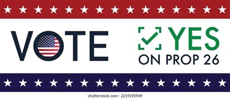 Midterm Elections Vote Yes On Prop Stock Vector Royalty Free