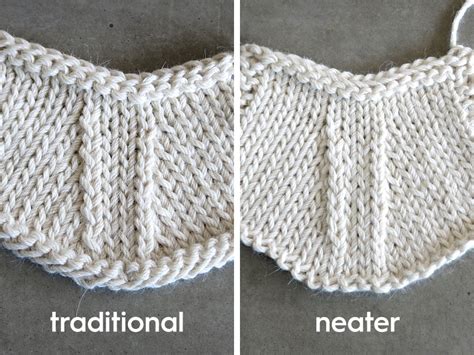Two Pictures Showing The Same Knitting Technique