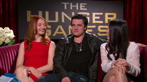 The Hunger Games Cast Interview Youtube
