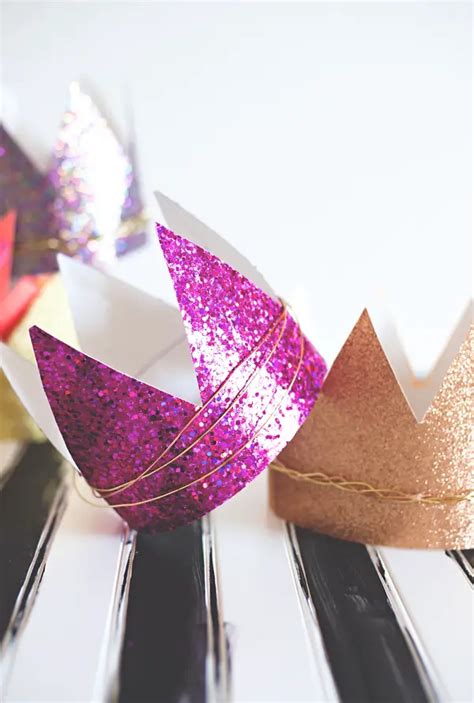 Glitter Twist Birthday Crowns A Subtle Revelry