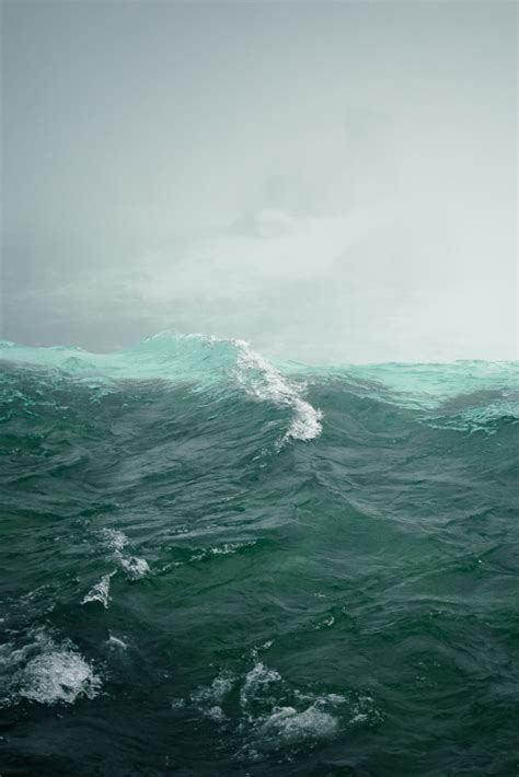 Stormy Seas Nature Coast Ocean Sea Water Storm Wave
