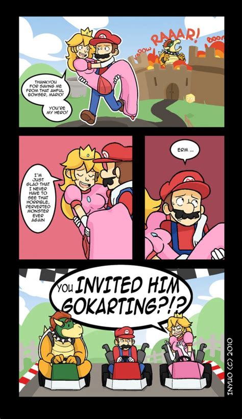 Sportal Enemies By Inyuo Hilarious Comic About Mario Princess Peach And Bowser Loyal Kng