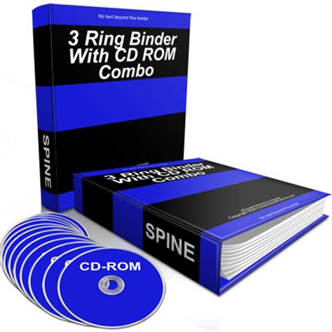 ring binder multiple cds mockup cover actions premium mockup psd template