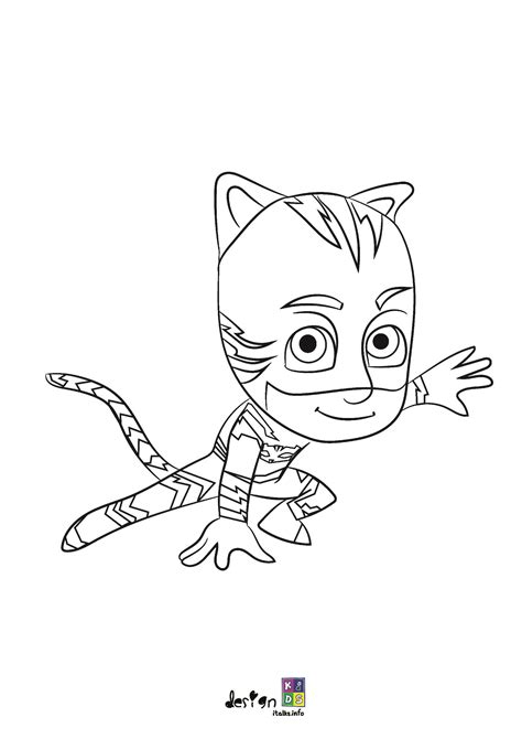 Coloring Page Of Cat Boy | Coloring Page Blog