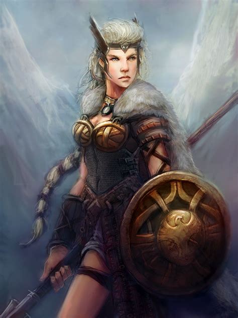 Freya The Valkyrie By Mattforsyth Norse Goddess Norse Pagan Norse Mythology The Elder Scrolls