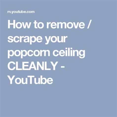 Homeadvisor's popcorn ceiling removal cost guide lists average prices for scraping per sq. How to remove / scrape your popcorn ceiling CLEANLY ...