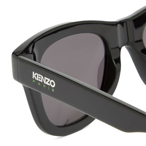Kenzo Eyewear Womens Aka Sunglasses In Shiny Blacksmoke Kenzo
