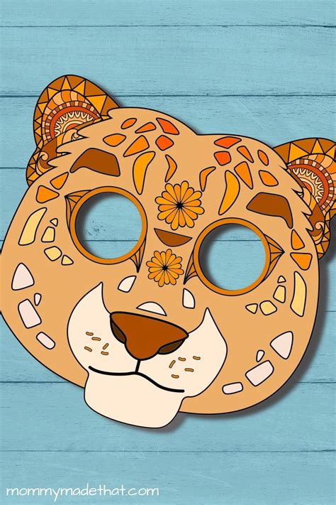 Free Printable Tiger Mask Super Cute Tiger Face Template