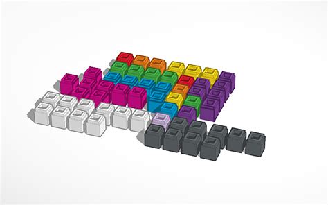 3d Design Numberblocks Connect Cubes Tinkercad