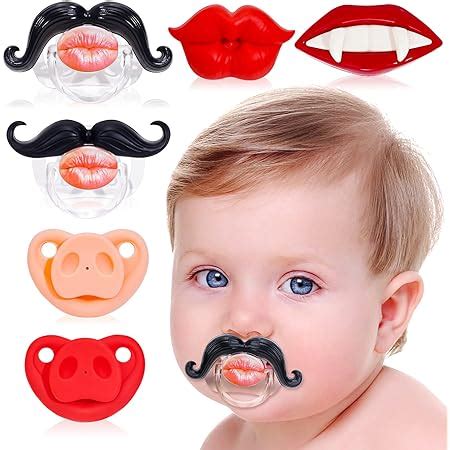 Amazon Com Funny Baby Pacifiers Funny Pacifiers Months Funny