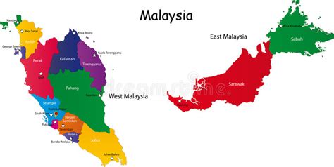 Malaysia Map Royalty Free Stock Photos Image 8989738