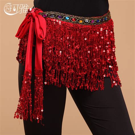 Hip Scarf Belly Dance Chain Gypsy Dancing Waist Egypt Hip Wraps Square