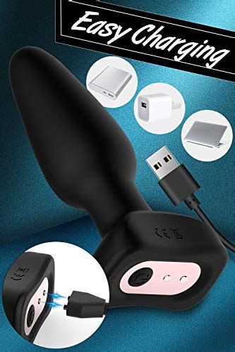 Pulsating Butt Plug Thrusting Anal Plug Vibrator With Remote Control Rechargeable Anal