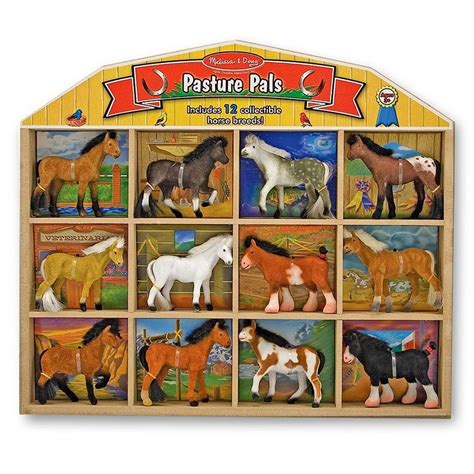 Melissa And Doug Pasture Pals Playset Toy Horse Horse Breeds Melissa