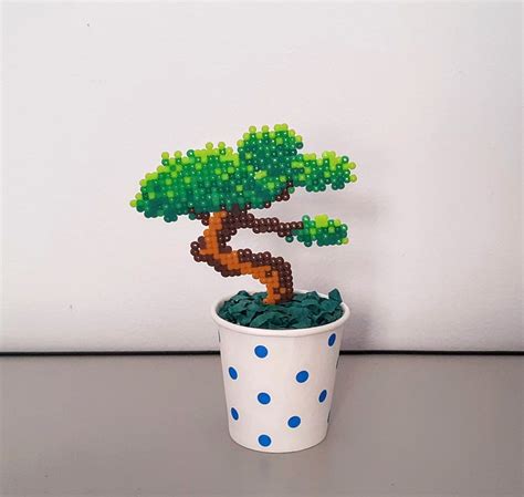 Bonsai Pixel Art Perlerhama Beads No Elo7 Hama Mama Pixel Art