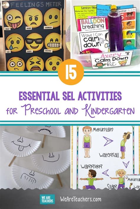 20 Fun Sel Activities For Preschool And Kindergarten Social Emotional