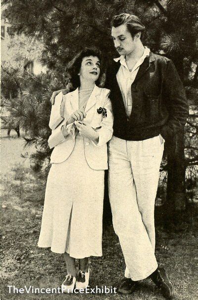 Mary grant (costume designer, m. Vincet Price with Edith Barrett (1938-48) They had a son ...